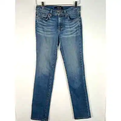 J. Brand Parthenon Cigarette Leg Skinny Denim 27 Pant Medium Wash Blue Jeans • $10.99