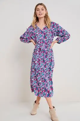 $34.33 • Buy Capture Ruffle Detail Midi Dress Womens Clothing  Dresses A-Line
