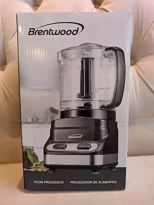NEW! Brentwood 3 Cup Electric Compact Kitchen Food Processor Chopper Black • $29.99