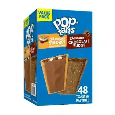 £25.29 • Buy Pop-Tarts Frosted S'Mores & Frosted Chocolate Fudge Variety Pack 48 Pack