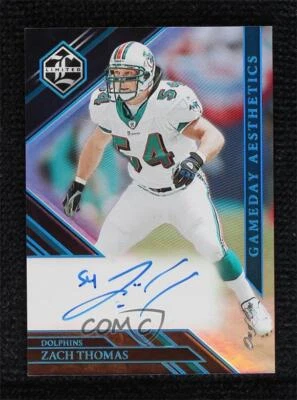 $5.50 • Buy 2022 Panini Limited Gameday Aesthetics Sapphire Spotlight Auto 1/1 Zach Thomas