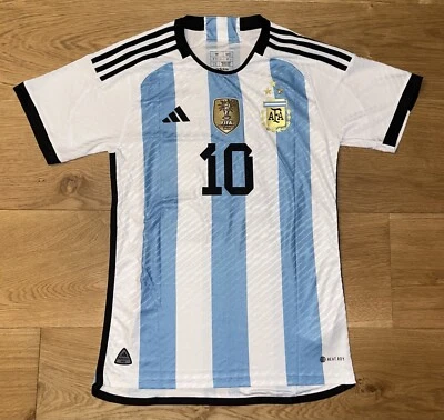 £64.45 • Buy Lionel Messi- Argentina 2022 World Cup Winners Jersey - Player Edition