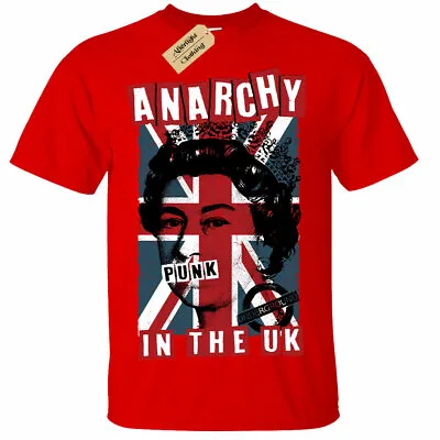 Kid's Anarchy UK Union Jack Punk T-Shirt | 3 - 13 Yrs | Boys Girls Children's • £9.99