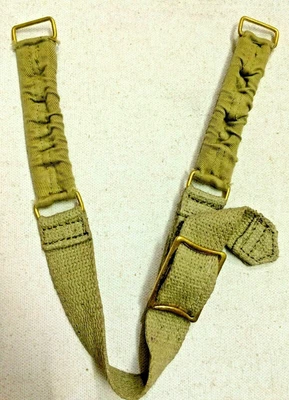 £49.21 • Buy WW2 British Army Brodie Helmet Chin Strap - Ten Straps (Lot Of 10) Reproduction