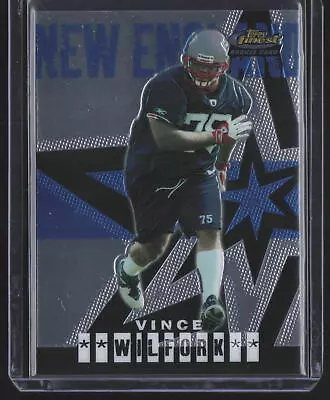 2004 Finest Vince Wilfork Rookie Card RC #86 • $5