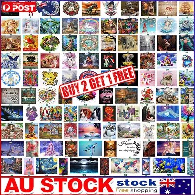 $11.19 • Buy Full Drill 5D Diamond Painting Embroidery Picture Art Cross Stitch DIY Kit Decor