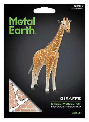 Fascinations Metal Earth GIRAFFE 3D Steel Laser Cut DIY Model Kit ME1014 • $18.95