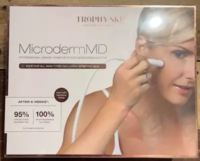 Trophy Skin Microderm MD TSMDD02 Microdermabrasion System White NEW SEALED ! • $44.95