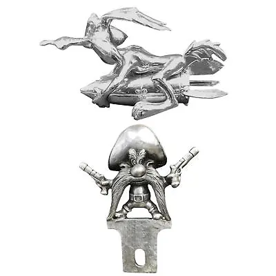 1* Wile E Coyote Car Hood Ornaments Rocket Resin Hood Decoration Cartoon Vintage • $10.22