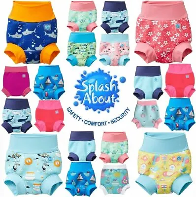 Splash About Baby & Toddler Swim Nappy & Sun Safe Happy Nappy & Swim Costumes • £12