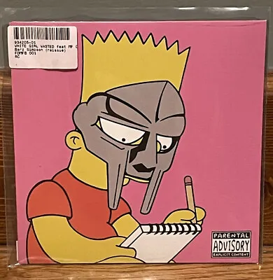 White Girl Wasted “Barz Simpson” 7” Vinyl MF Doom Daupe Hip-Hop Purist In-Hand • $34.99