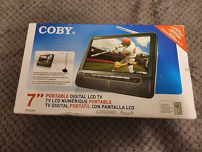 $79.99 • Buy New Coby TFTV791” Portable Widescreen Digital LCD TV W/ Remote