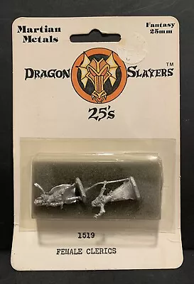 Martian Metals Dragon Slayers - 1519 Female Clerics - In Blister - TSR Chaosium • $14