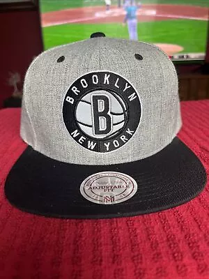 Mitchell & Ness NBA Brooklyn Nets Reflective Snapback Hat Cap  New • $16