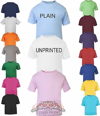 Plain Baby And Toddler T Shirts Sizes From 0-3 Months Up To 3/4 Years • £4.50