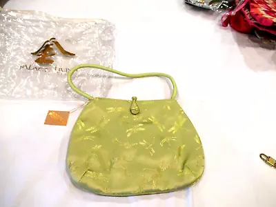 Green Silk Chinese Style Purse NWT Dragonflies • $23.61