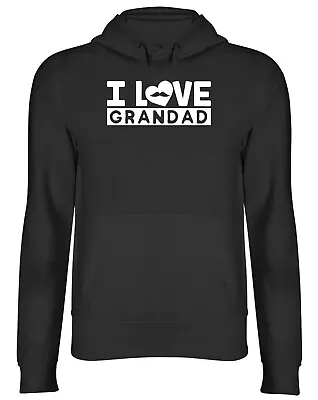 I Love Grandad Mens Womens Hooded Top Hoodie • £17.99