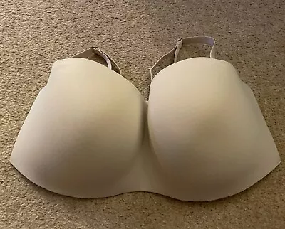 M&S 38DD Opaline  Nude Multiway Strapless Bra Non Wired Moulded Cups • £3