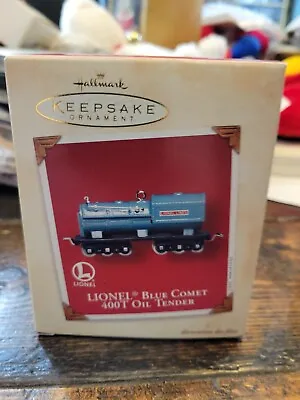 Hallmark Keepsake Ornament 2002 Lionel Blue Comet 400T Oil Tender G7/ Q17  • $9.29