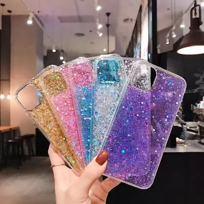 Glitter Case For IPhone 12 11 Pro XR XS Max 8 7 6 6S Plus Shockproof TPU Cover • $5.83