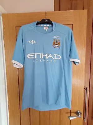 Manchester City FA Cup 2011 Commemorative Shirt Large -Umbro  • £90