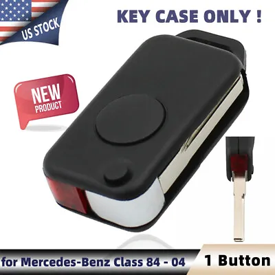 $10.66 • Buy 1 Button Car Flip Remote Key Fob Case Shell Cover For Mercedes-Benz 1984-2004
