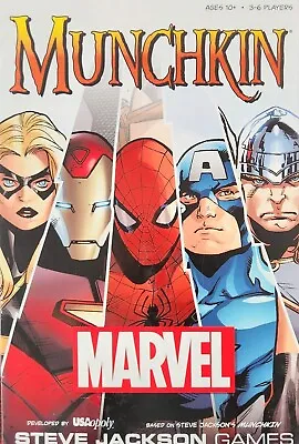 USAopoly Munchkin Marvel The Game Card Game • $12.98