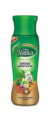 Dabur Vatika Enriched Coconut Hair Oil For Hair Fall Control 300 Ml • $20.64