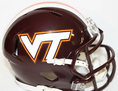 2011 Virginia Tech Hokies Maroon Striped Custom Riddell Mini Helmet V GT • $65