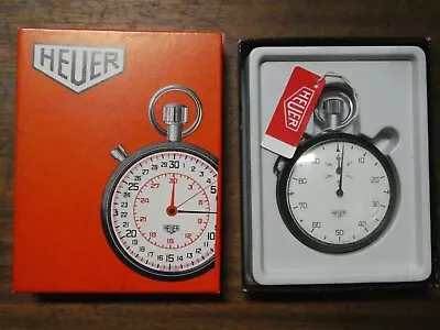 Vintage Tag Heuer Stop Watch 403 201 Original Box And String Tag • $585