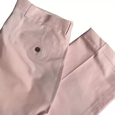 Brooks Brothers 32 X 30 Pink Pants Clark 100% Cotton Straight Leg • $24.50