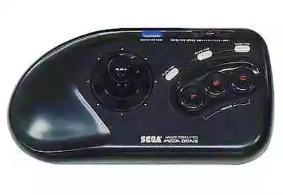 Mega Drive Hard Arcade Power Stick 3B Japan Black SEGA Released On Aug. 10 1990 • $94.50