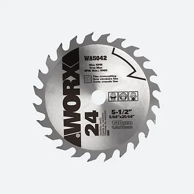 WA5042 Worx 5 1/2  Circular Saw Blade For WX529L • $14.99