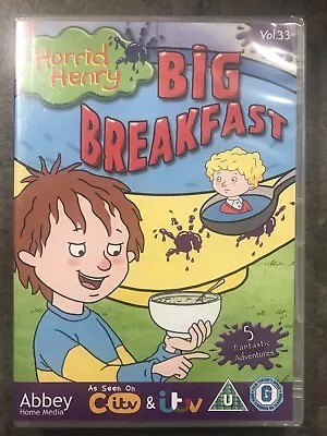 Horrid Henry: Big Breakfast DVD (2018) Francesca Simon Cert U New Factory Sealed • £2.99