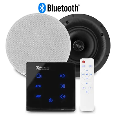 £160 • Buy Bluetooth Ceiling Speaker Set - 2x FCS 6.5  And A50B Home Audio Music System