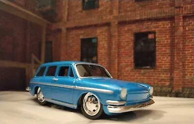 Hot Wheels 69 Volkswagen Variant Wagon Blue Diecast Car • $16