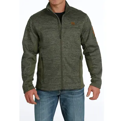 Cinch Men's Olive Green Sweater Jacket MWJ1570004 • $67.97