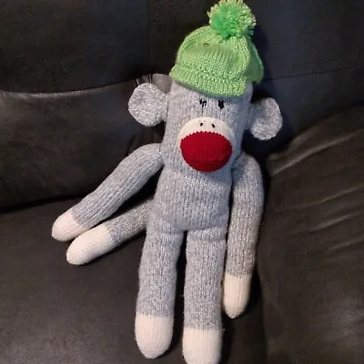 £34.24 • Buy Hand Made Stuffed Monkey Sock Puppet 18-20 Inches.
