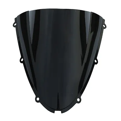 Black Windscreen Windshield Fit For Kawasaki Ninja ZX6R 2005-2008 06 ZX10R 06-07 • $24.99