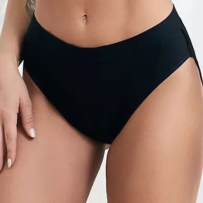 Women Mid Waisted Menstrual Leakproof Bikini Bottoms Swim Briefs Shorts Swimwear • $15.11