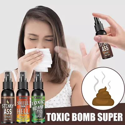 30ml Fart Gag Spray Prank Joke Plastic Spray Can Stink Stinky Fart For Halloween • $6.70