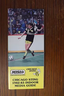 1982-83 Chicago Sting MISL Soccer Media Guide! ENDS On 30th.    N3 • $8.99