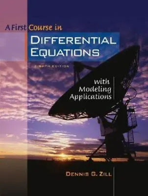 $14.99 • Buy A First Course In Differential Equations By Dennis Zill