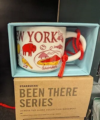 Starbucks New York State Been There Series Coffee MINI Mug Ornament 2 Oz  NIB • $26.25