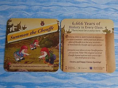 LA CHOUFFE Beer COASTER ~ 6666 Years Of History ~ Cheers Happy GNOME Spotting! • $5.97