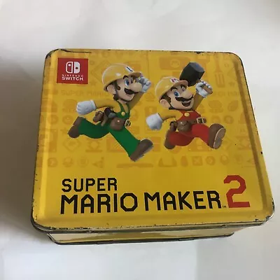 Super Mario Maker 2  Nintendo Switch Tin Lunch Box • $19.99