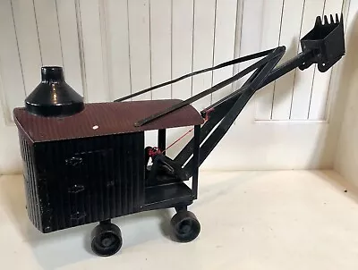 Early 1900’s Pressed Steel Steam Shovel Truck Toy • $295