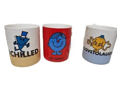 Paladone Mr Men Collectable Mugs 2019/2021 Bundle Mr Perfect Mr Tickle Mr Cool • £10