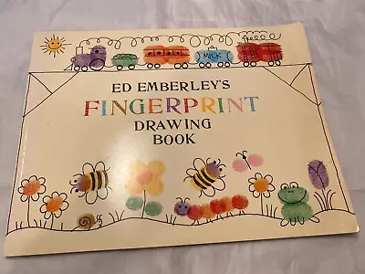 Ed Emberley Fingerprint Drawing Book 2000 First Edition Paperback Little Brown • $9.95