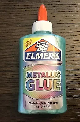 Elmer's Metallic Glue Blue GREAT FOR SLIME 5 Fl Oz • $4.95